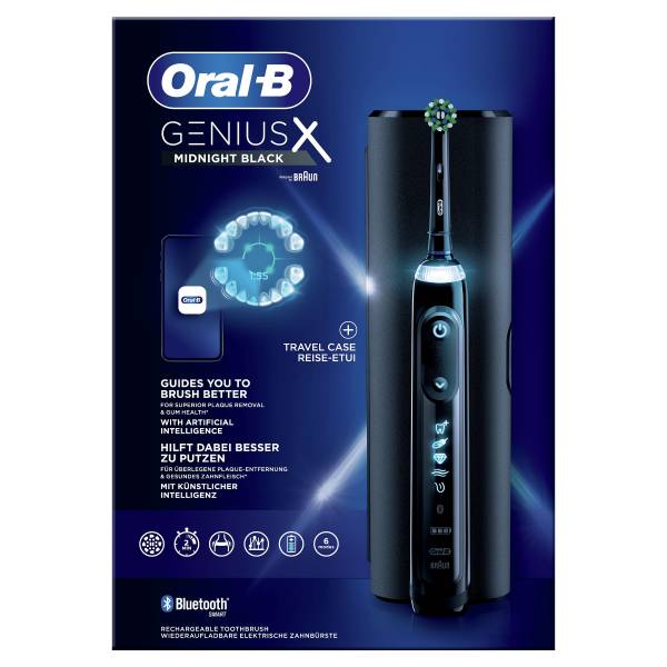 Oral-B Elektrische tandenborstel Oral-B Genius X Zwarte Elektrische Tandenborstel