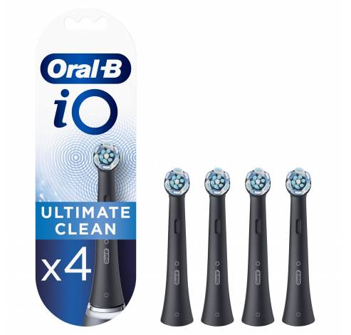 iO Ultimate Clean Opzetborstels Zwart 4 Stuks  Oral-B