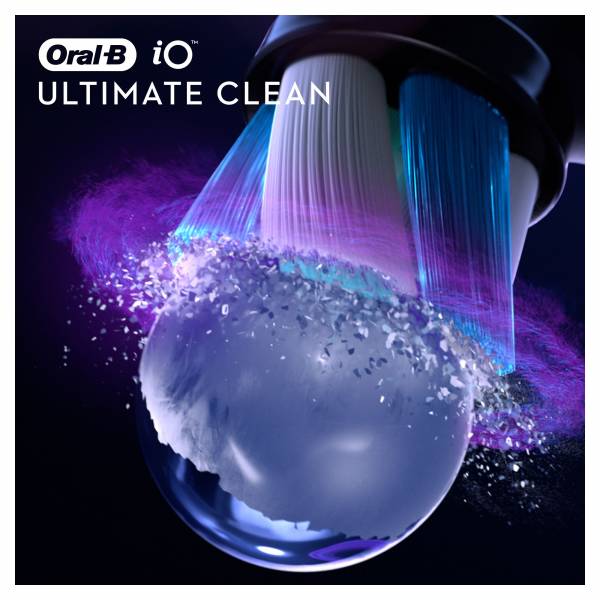 Oral-B iO Ultimate Clean Opzetborstels Zwart 4 Stuks