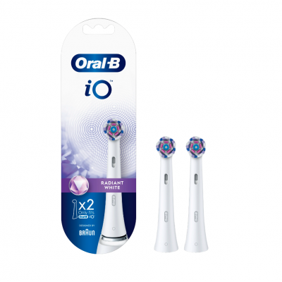  Têtes de brosse iO Radiant White, 2 pièces Oral-B