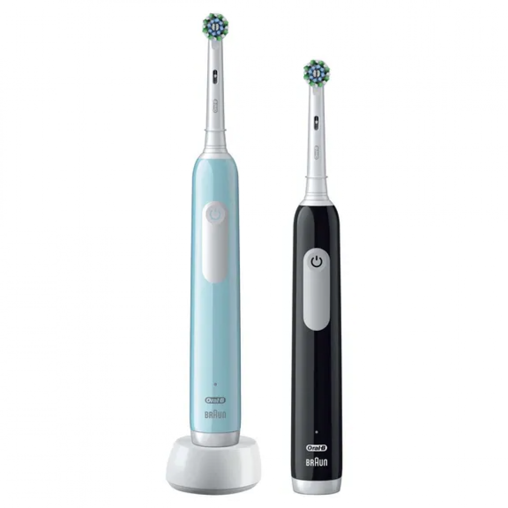 Oral-B Elektrische tandenborstel Pro Series 1 Duo Blauw en Zwart