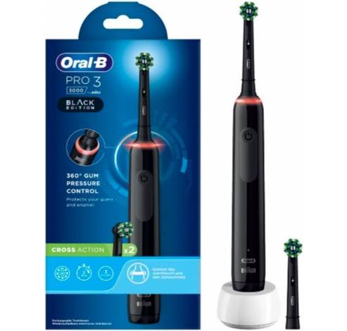 ORAL-B Pro3 3000 Cross Action - Elektrische Tandenborstel - 2 opzetborstels  Oral-B