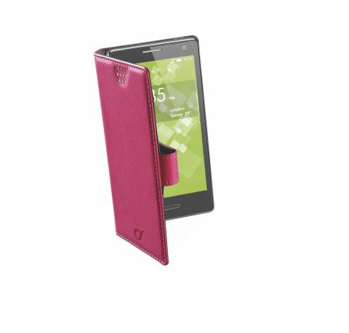 Book universeel smartphone XXL roze  Cellularline