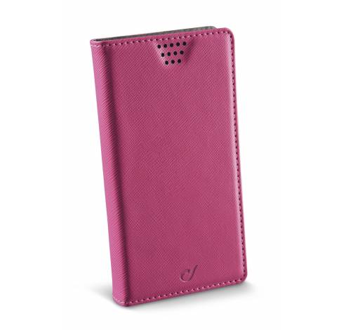 Book universeel smartphone XL roze  Cellularline