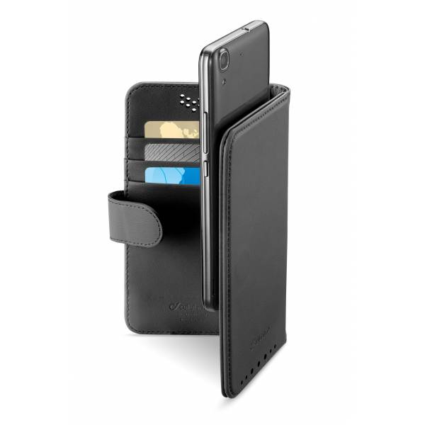 Cellularline Smartphonehoesje Book universeel agenda smartphone XL zwart Cellularline Smartphonehoesje Book universeel agenda smartphone XL zwart