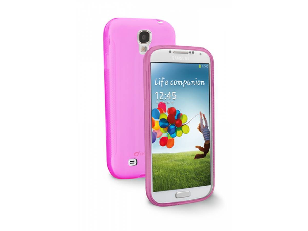 Galaxy S4 hoesje shocking roze-Cellularline