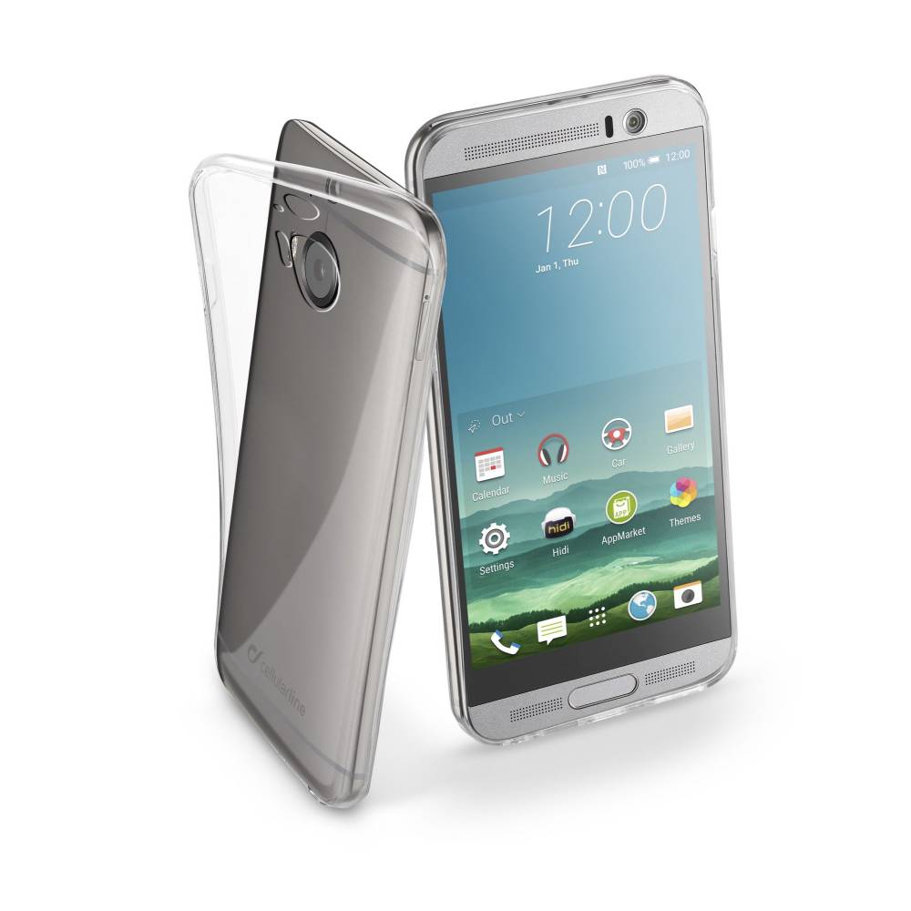 Cerebrum Tegenhanger tussen HTC One M9+ hoesje fine soft transparant Cellularline kopen. Bestel in onze  Webshop - Steylemans