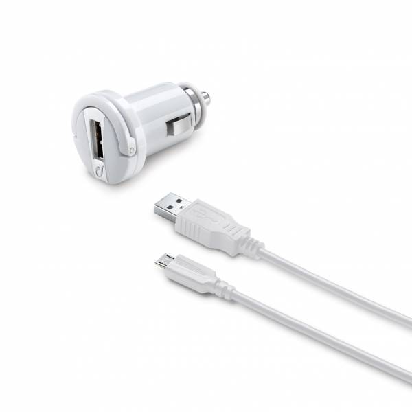 Autolader kit 10W/2A micro-usb Huawei & andere wit Autolader kit 10W/2A micro-usb Huawei & andere wit