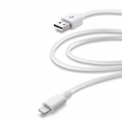 Data câble home Apple iPad lightning (2m) blanc Cellularline