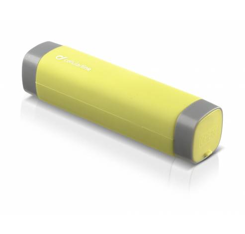 Draagbare lader usb free power active 2200mAh lime groen  Cellularline