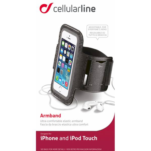 Cellularline Sportarmband Armband Apple zwart