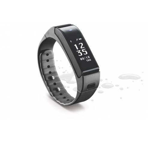 Fitness tracker touchscreen  BT BT headset zwart  Cellularline