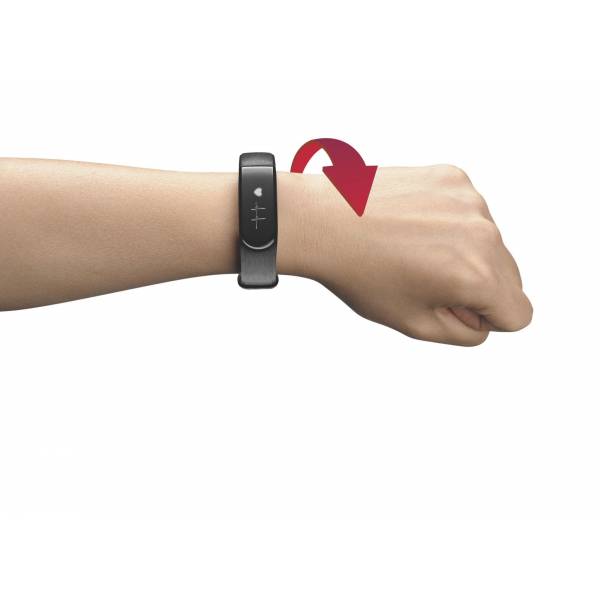 Fitness tracker touchscreen BT hartslag monitor zwart 