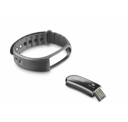 Fitness tracker touchscreen BT hartslag monitor zwart  Cellularline