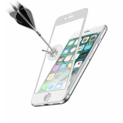 iPhone 8/7 screen protector gehard glas capsule wit 