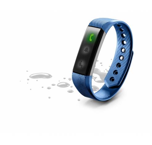 Fitness tracker BT easy fit band blauw  Cellularline