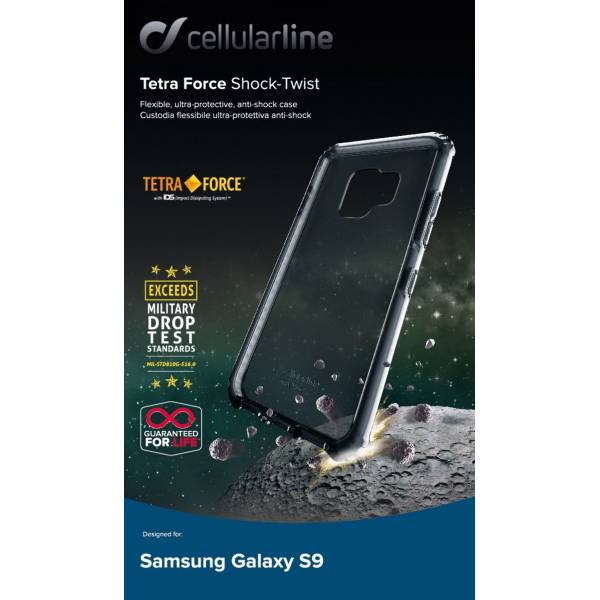 Samsung Galaxy S9 hoesje tetraforce shock-twist zwart 