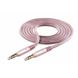 Cellularline UD aux kabel 35mm to 35 mm jack roze 