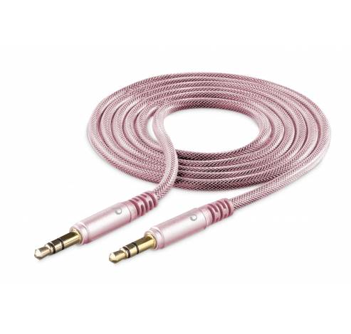 UD aux kabel 35mm to 35 mm jack roze  Cellularline