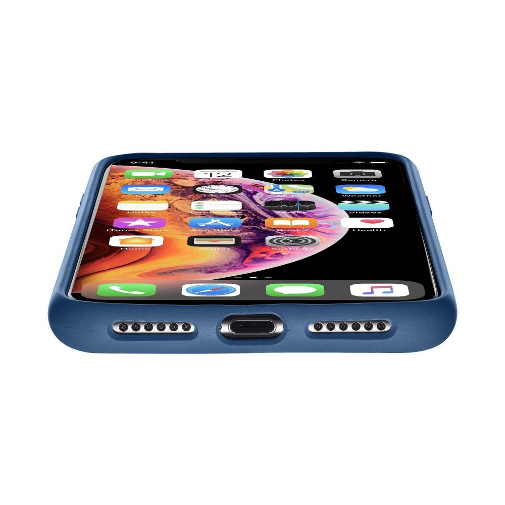 Cellularline Smartphonehoesje iPhone Xs Max hoesje sensation blauw