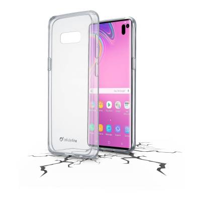 Samsung Galaxy S10e hoesje clear duo transparant Cellularline