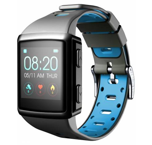 Smartwatch BT easysport hartslag zwart  Cellularline