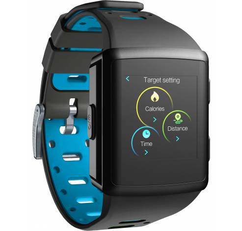 Smartwatch BT easysport hartslag zwart  Cellularline