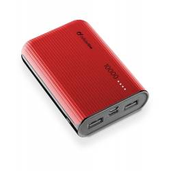 Cellularline Draagbare lader powertank 10000mAh usb-c rood 