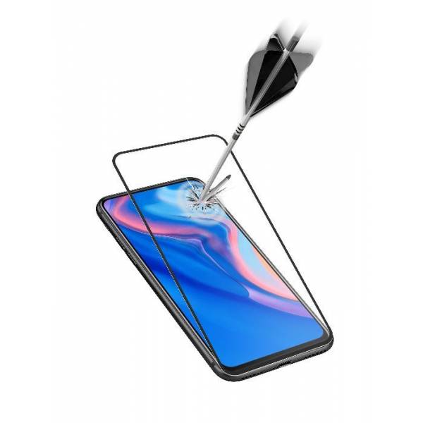 Huawei P Smart Z / P Smart pro SP gehard glas capsule zwart 