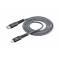 Usb kabel kevlar usb-c naar Apple lightning 12m zwart 