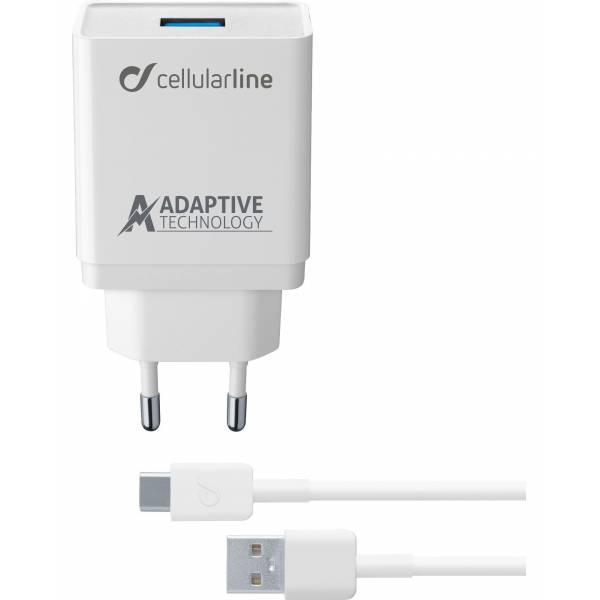 Cellularline Reislader kit 15W usb-c tablet wit