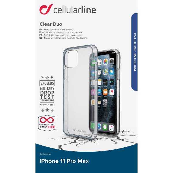 iPhone 11 Pro Max hoesje clear duo transparant 