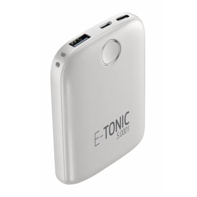 Chargeur portable e-tonic 5000mAh blanc Cellularline