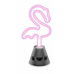 Cellularline Neon beat LED speaker flamingo 