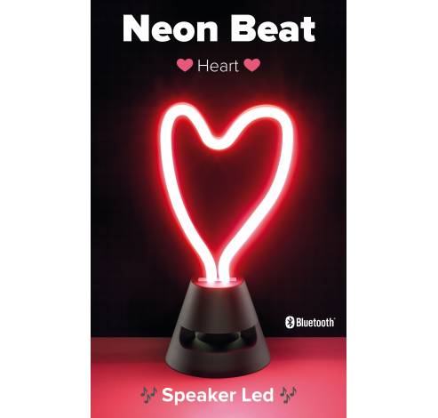 Neon beat LED speaker heart  Cellularline