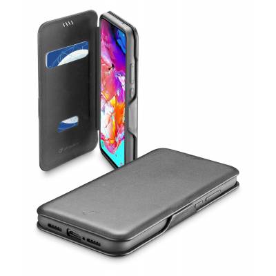 Samsung Galaxy A71 housse book clutch noir Cellularline