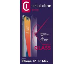 iPhone 12 Pro Max SP gehard glas transparant Cellularline