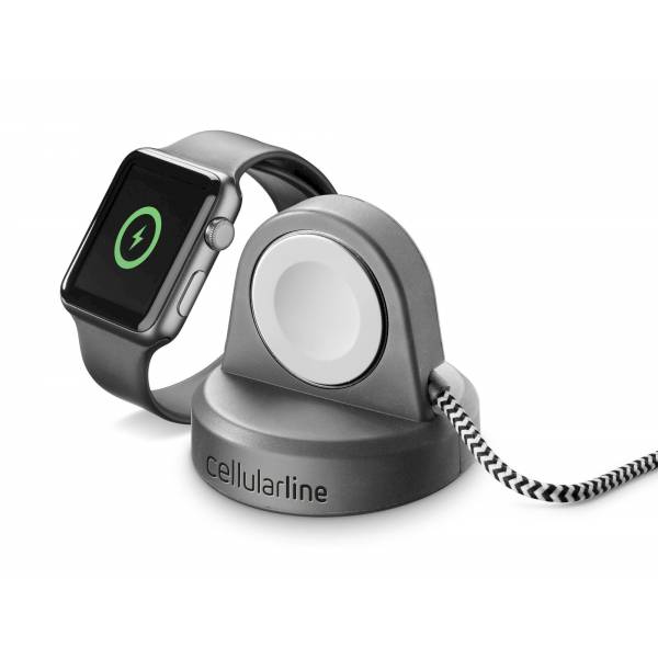 Cellularline Apple watch draadloze lader power dock zwart