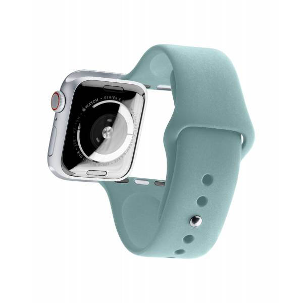 Cellularline Apple watch 42/44/45 mm silicone band urban groen