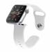 Cellularline Apple watch 42/44/45 mm silicone band urban wit Cellularline Apple watch 42/44/45 mm silicone band urban wit