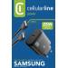 Cellularline Reislader kit 25W PD usb-c to usb-c Samsung zwart
