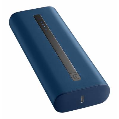 Chargeur portable thunder 20000mAh usb-c bleu Cellularline