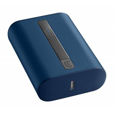 Chargeur portable thunder 10000mAh usb-c bleu Cellularline