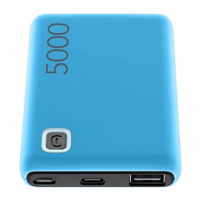 Chargeur Portable 5000mAh Essence Bleu Cellularline