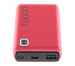 Draagbare lader 10000mAh Essence Roze Cellularline