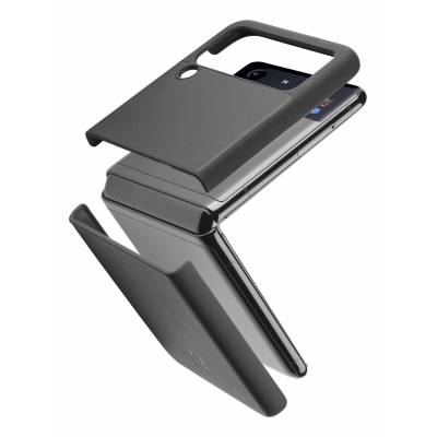 Samsung Galaxy Z Flip 3 Fit duo case noir Cellularline