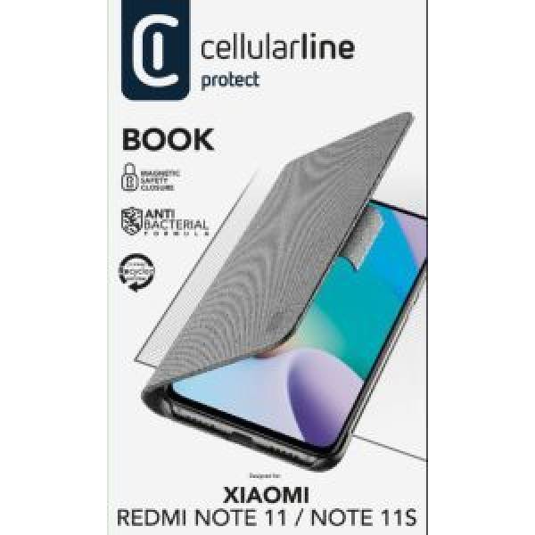 Cellularline Xiaomi Redmi Note 11 hoesje book zwart