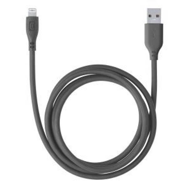 Soft kabel USB-A naar Lightning 12m zwart 