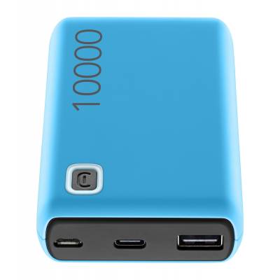 Draagbare lader tablet 10000mAh Essence Blauw Cellularline