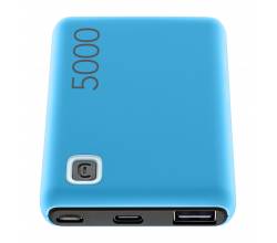 Draagbare lader tablet 5000mAh Essence Blauw Cellularline